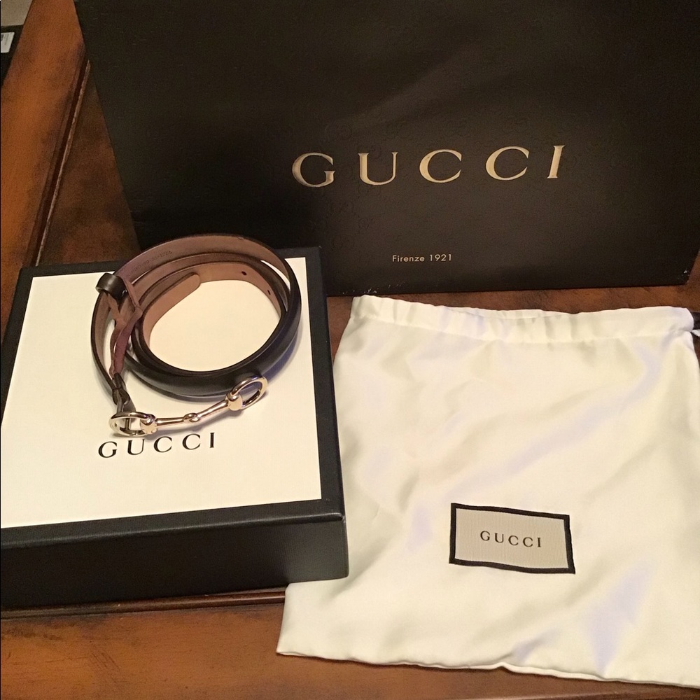 Authentic Gucci horse bit belt. Like new...
